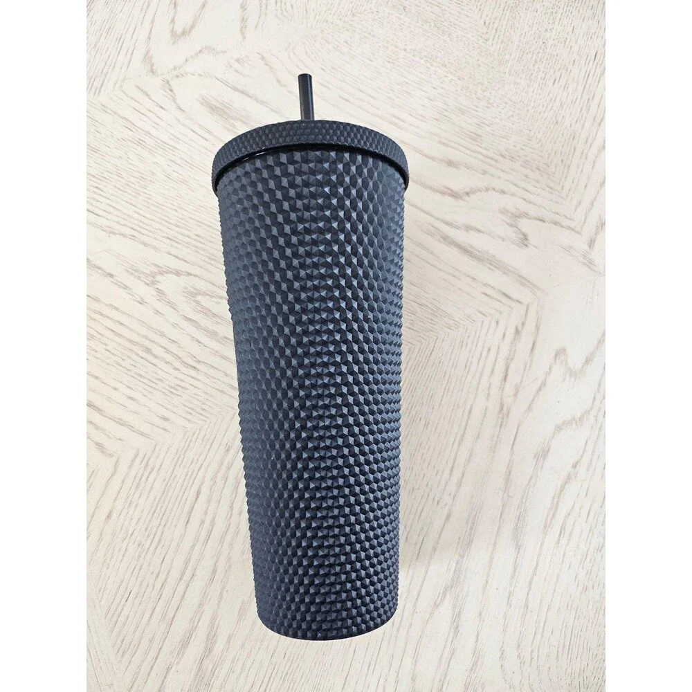Black studded Starbucks tumbler